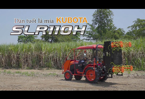Dàn tuốt lá mía Kubota SLR110H