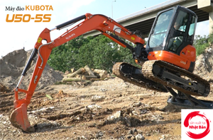 Review máy Đào Kubota U50-5S nhập khẩu từ Nhật Bản
